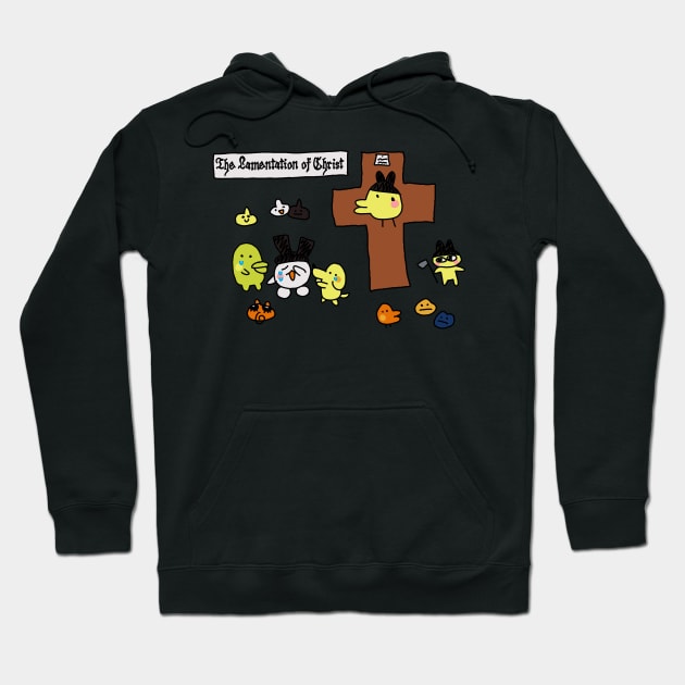 The Lamentation of Christ Hoodie by 13mo